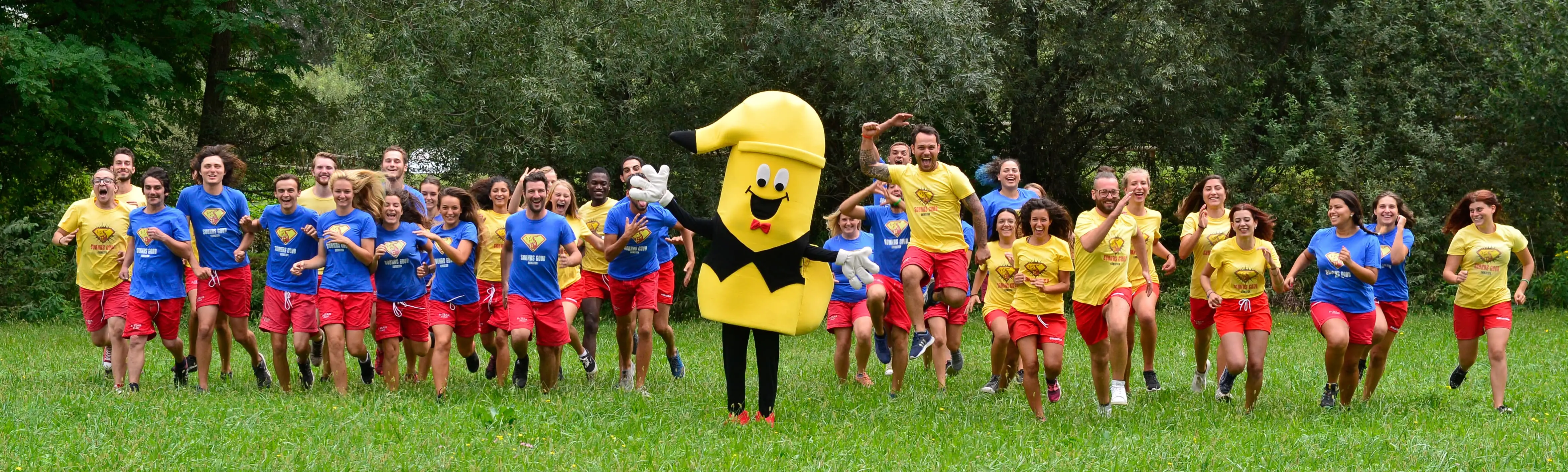 entertainers running